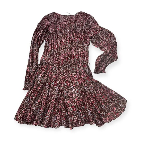 Isabel Marant Étoile Noanne Floral Mini Dress Brown FR 34 NWT - Picture 7 of 16